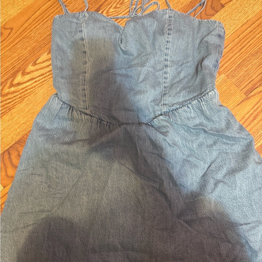 Hollister Blue Denim Dress